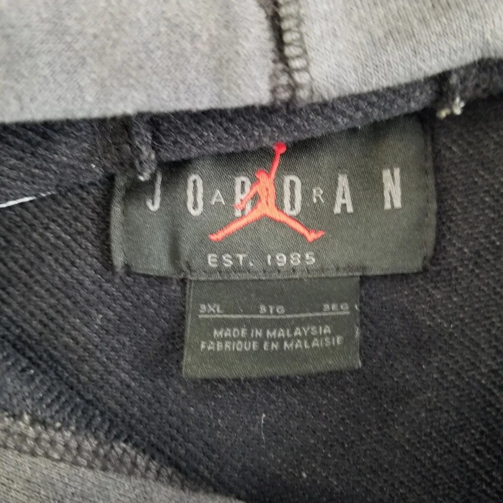 Jordan Hoodie Mens 3XL Black Faded Nike Jumman‎ Basketball Athletic Center Hit